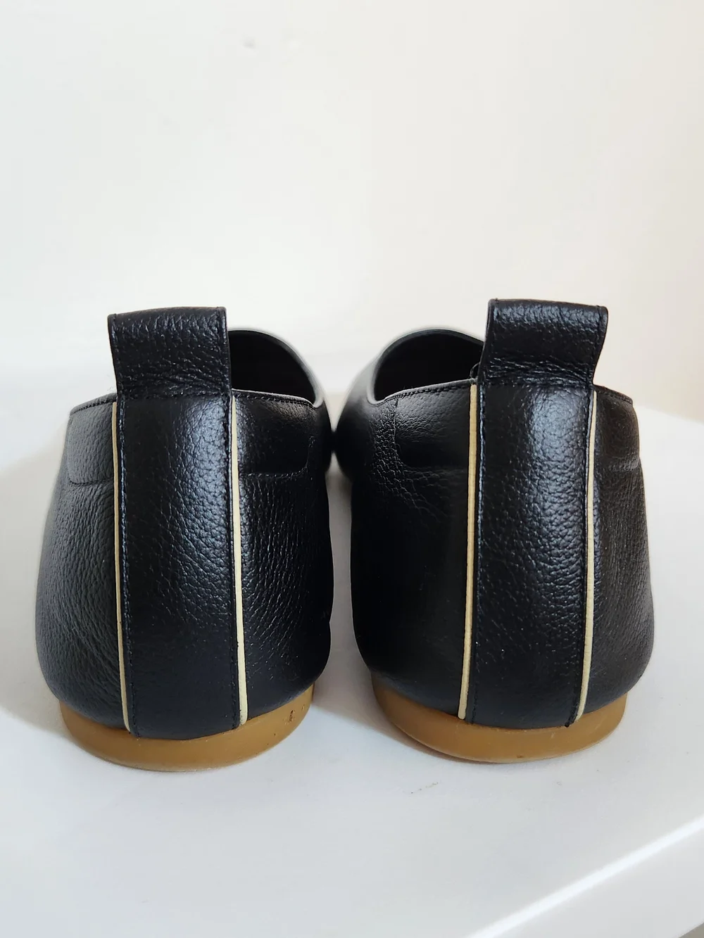 Everlane The Day Glove Black Leather Flats Size 8 - Picture 5 of 7